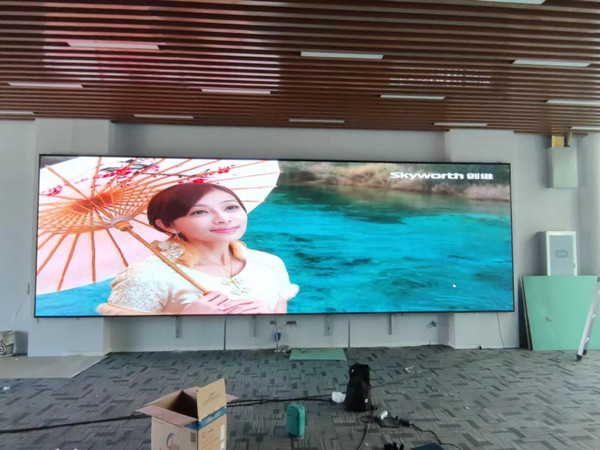 碾子山P1.53led小间距屏安装案例